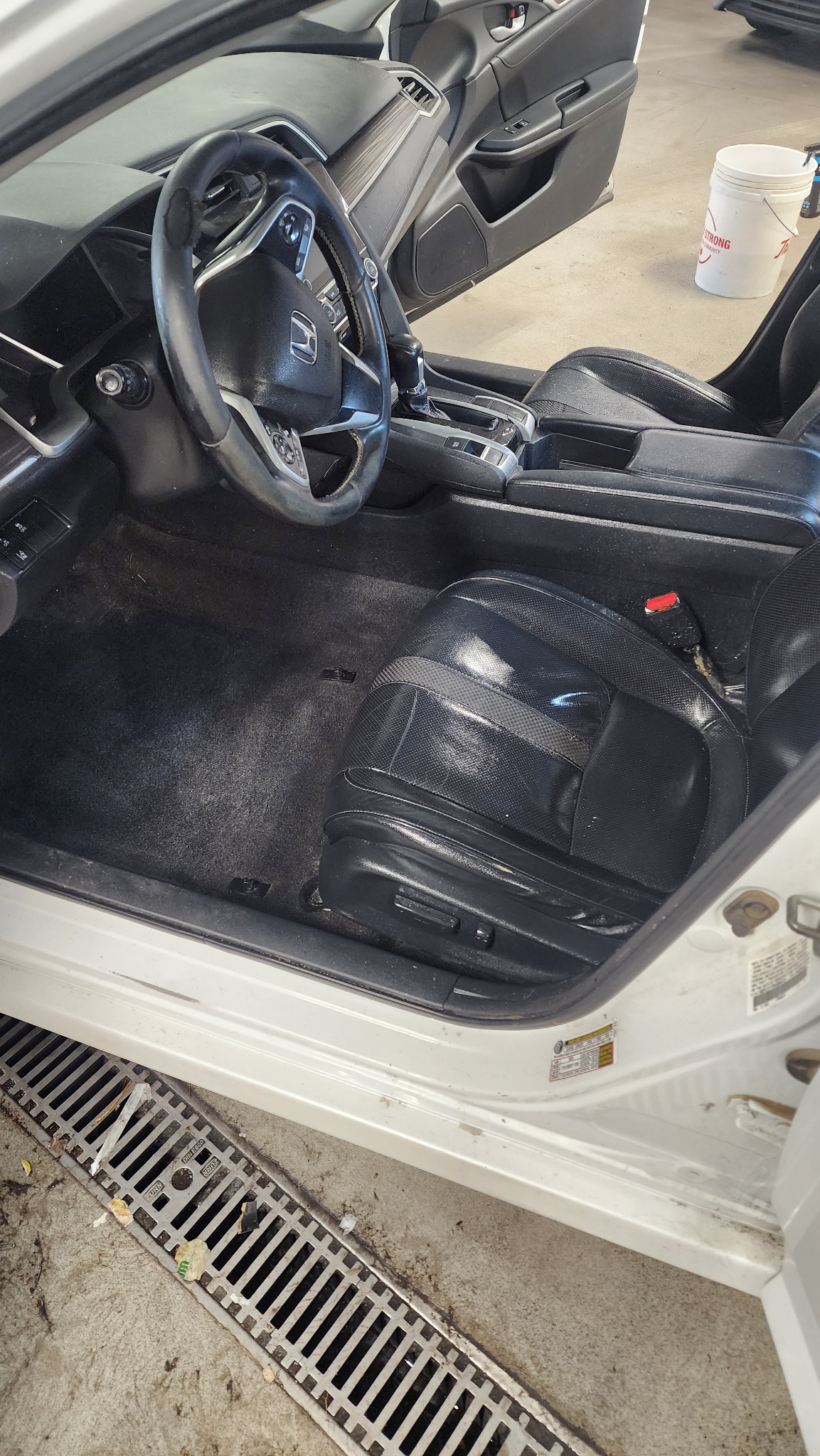Clean vehicle interior after detailing